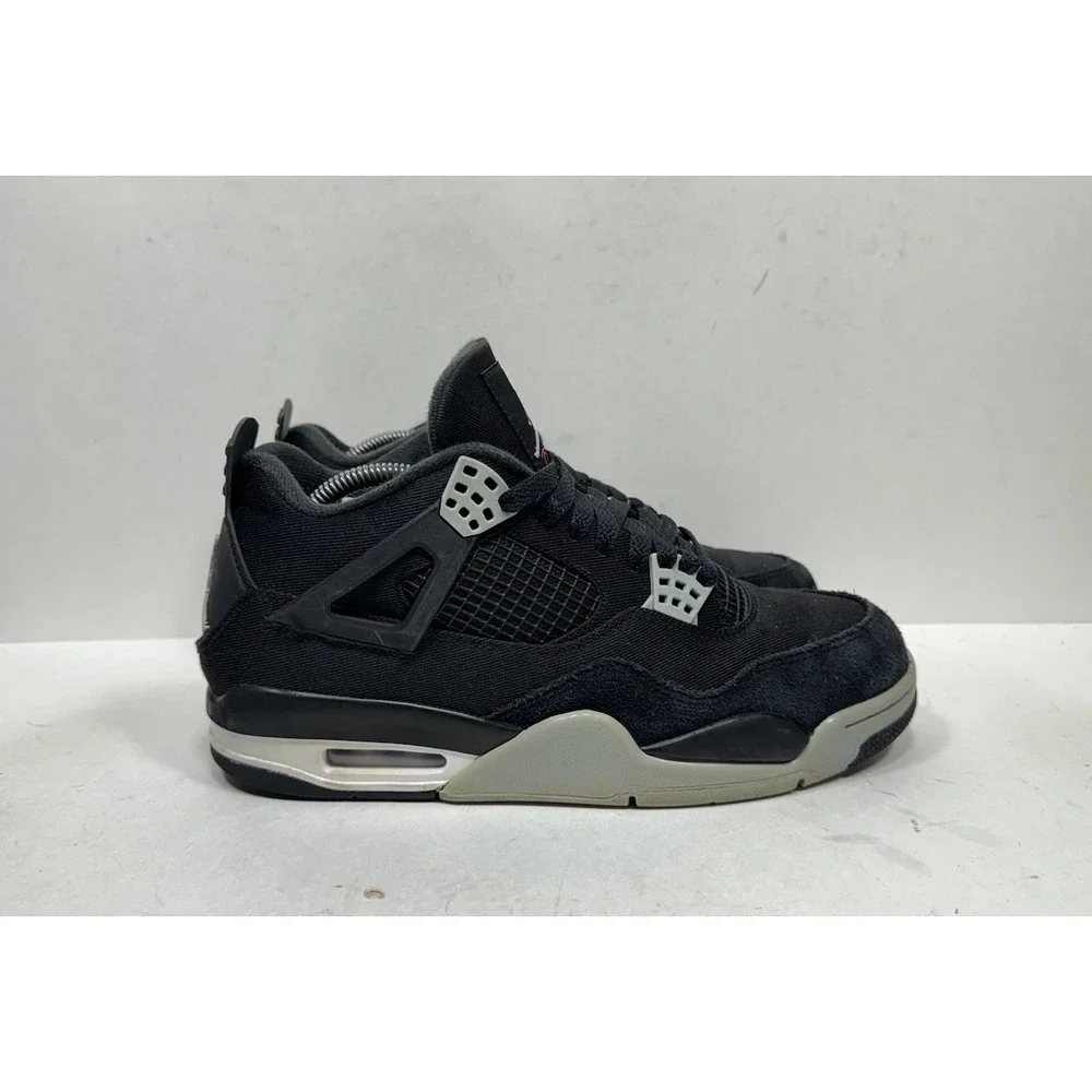 Jordan Air Jordan 4 Retro SE Black Canvas Men's Size 9 Sneaker DH7138-006 2022